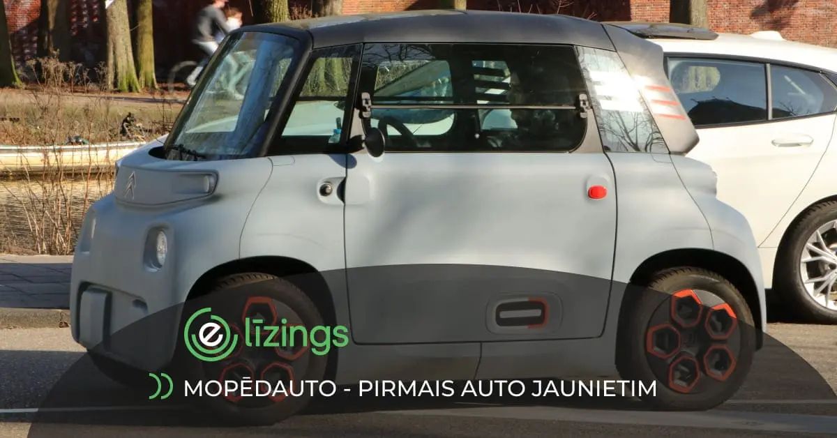 bilde mopēdauto - vai tas ir labs pirmais auto jaunietim?