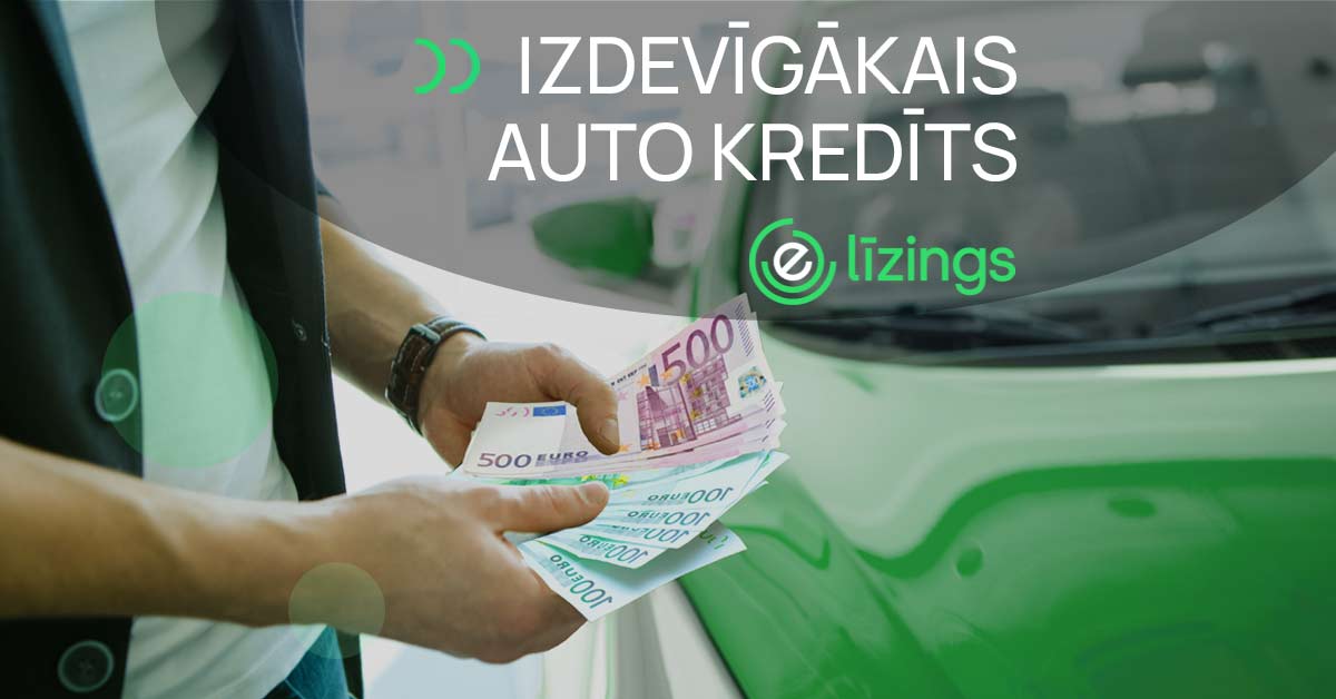 bilde izdevīgs auto kredīts latvijā ar elizings.lv